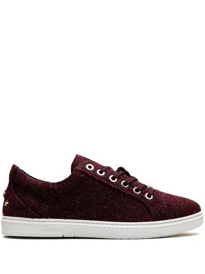 Jimmy Choo Miami Sneakers In Red
