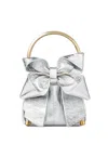 Jimmy Choo Micro Bon Bon Cross Body Bag In Grey