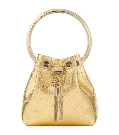 Jimmy Choo Micro Bon Bon Leather Top-handle Bag