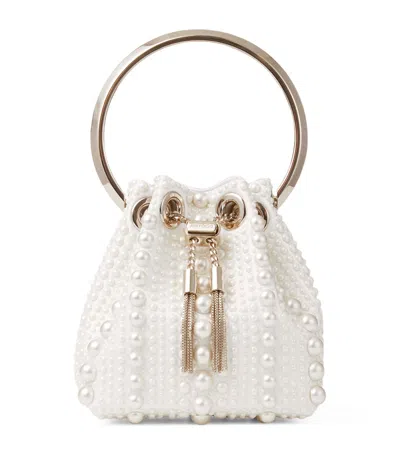 JIMMY CHOO MICRO BON BON TOP-HANDLE BAG