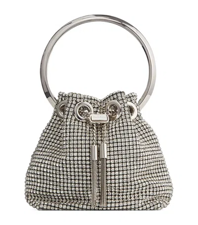 JIMMY CHOO MICRO BON BON TOP-HANDLE BAG