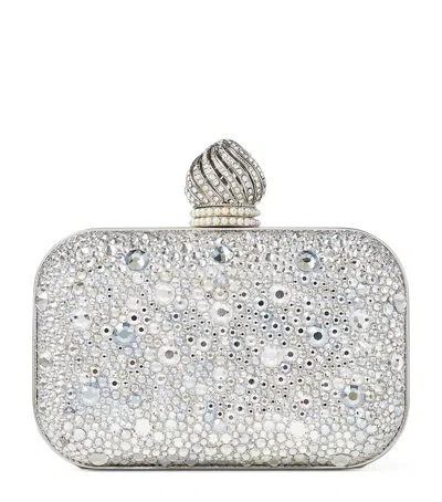 Jimmy Choo Micro Cloud Crystal-embellished Clutch Bag