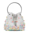 Jimmy Choo Micro Mesh Bon Bon Bucket Bag