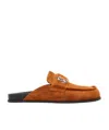 Jimmy Choo Milo Suede Slippers In Brown