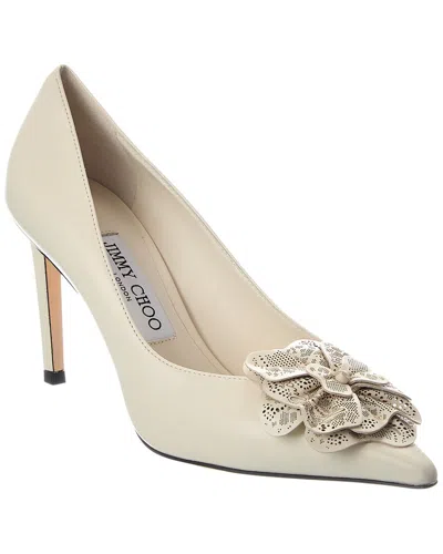 Jimmy Choo Mimmi 85 Leather Pump In Animal Print