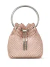 Jimmy Choo Bon Bon Tote Bag In Pink