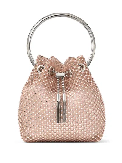 Jimmy Choo Mini Bon Bon Bag In Pink