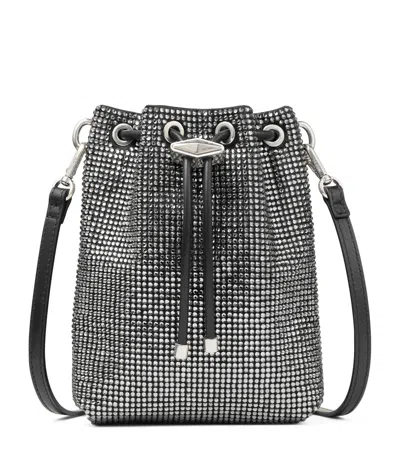 JIMMY CHOO MINI CINCH BUCKET BAG