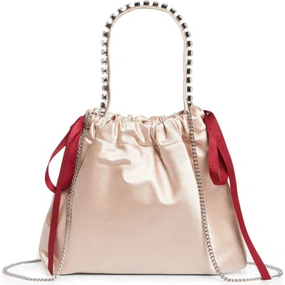 Jimmy Choo Mini Drawstring Top Handle Bag In Multi