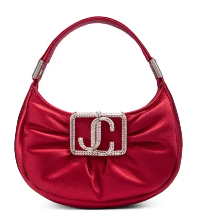 Jimmy Choo Mini Edie Top-handle Bag In Red