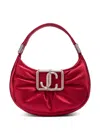 Jimmy Choo Mini Edie Top-handle Bag In Red