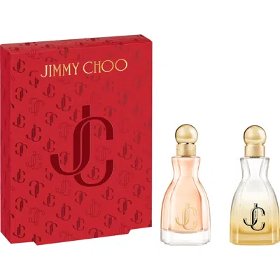 Jimmy Choo Mini I Want Choo Fragrance Set In Transparent