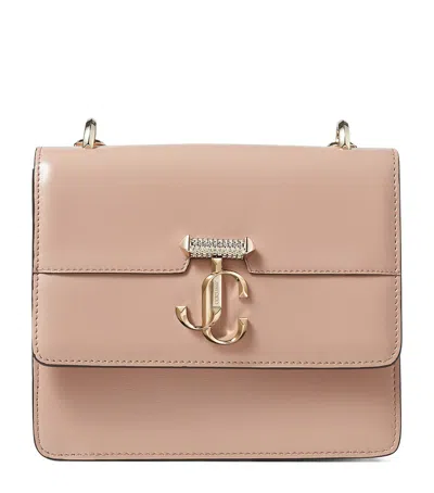 Jimmy Choo Avenue Quad Xs Leather Shoulder Bag In Pink