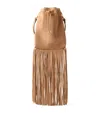 Jimmy Choo Mini Suede Cinch Bucket Bag