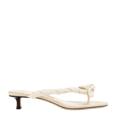 Jimmy Choo Minimalist Thong Slippers In Gold