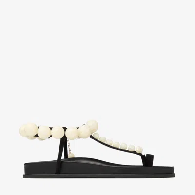 Jimmy Choo Miro Flat In Black