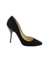 Jimmy Choo Mitchel Pumps In Black Suede In Black