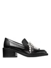 Jimmy Choo Tylor 60 Crystal-embellished Patent Leather Loafers In Black