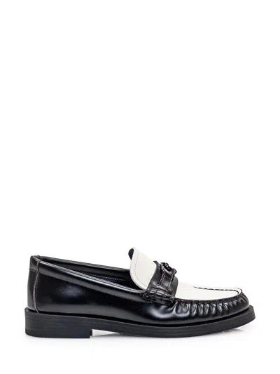 Jimmy Choo Moccasin Addie In Black/latte