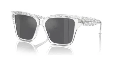 Jimmy Choo Woman Sunglass Jc5003 In Grey Mirror Silver