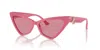 Jimmy Choo Womens Pink Jc5008 Cat-eye Acetate Sunglasses