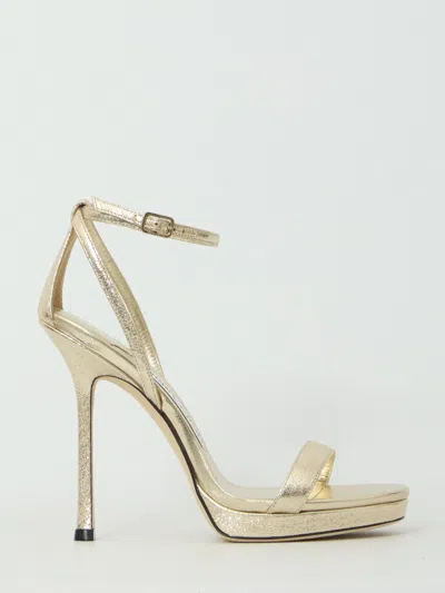 Jimmy Choo Moza 120 Platform Sandals In Gold