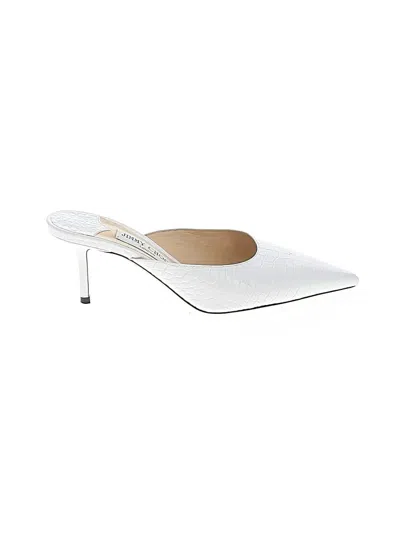 Pre-owned Jimmy Choo Mule/clog In White
