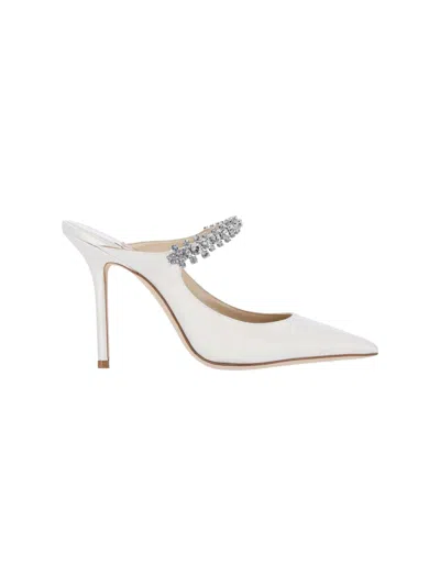 Jimmy Choo Mules "bing 100" In White