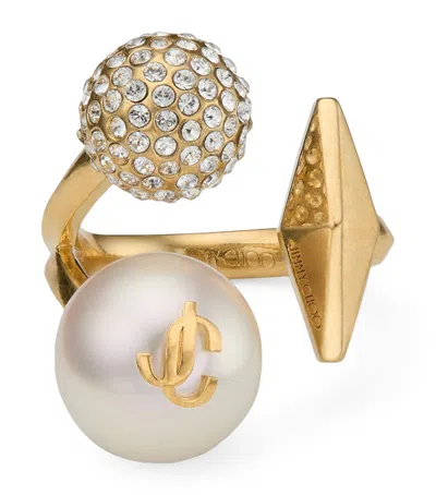 JIMMY CHOO MULTI CHARM RING