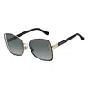 Jimmy Choo Black Women Sunglasses In Multi