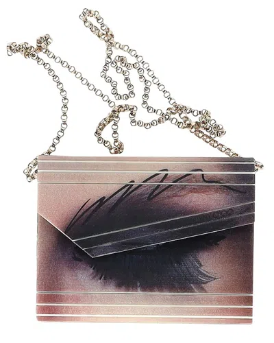 Jimmy Choo Multicolor Acrylic Lenticular Printed Candy Clutch (authentic Pre-  Loved)