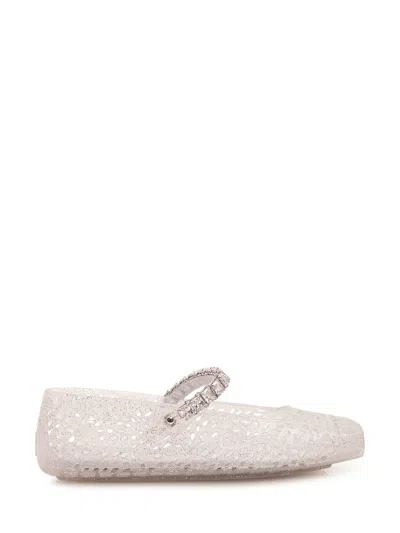 Jimmy Choo Mystical Mini Sandals In White