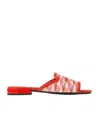 Jimmy Choo Nako Logo Flat Slide Sandals