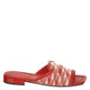 Jimmy Choo Nako Logo Flat Slide Sandals In Pink