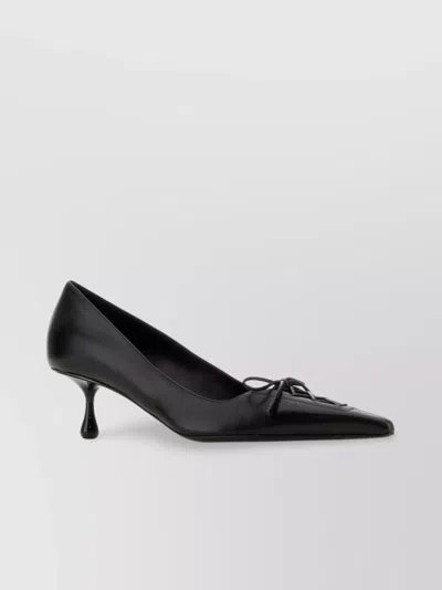Jimmy Choo Nappa Leather Scarlett 50 Pumps With Bow