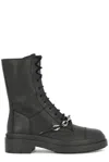 Jimmy Choo Black Nari Ankle Boots In Black Anthracite