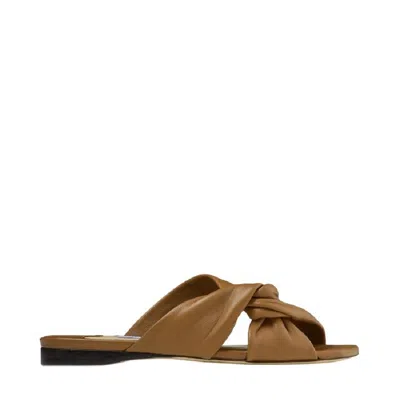 Jimmy Choo Narisa Nappa Leather Flats In Multi