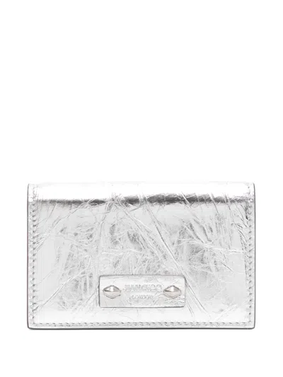 Jimmy Choo Nello Wallet In Gray