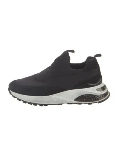 Pre-owned Jimmy Choo Neoprene Athletic Sneakers In Black