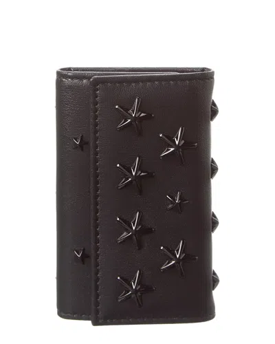 JIMMY CHOO NEPTUNE LEATHER KEY CASE