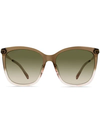 Jimmy Choo Nerea Sunglasses In Brown