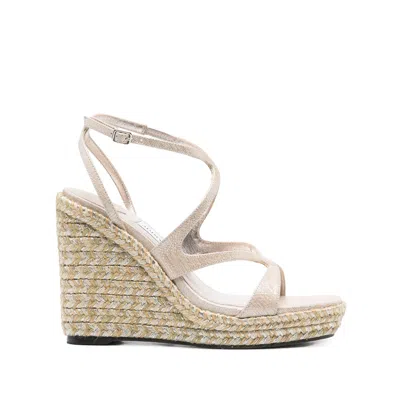 Jimmy Choo Neutrals Sandals Women In White