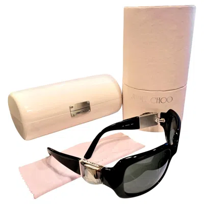 Pre-owned Jimmy Choo New  Swarovski Sunglasses With Case & Box $595 In Sand