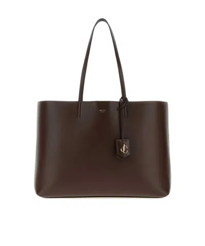 Jimmy Choo Nine 2 Five E W Tote Bag In Purple