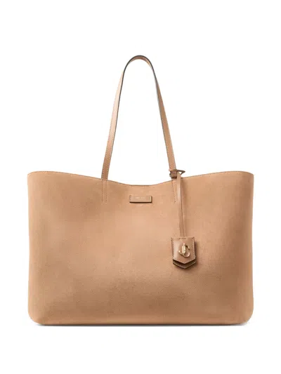 Jimmy Choo Nine2five East-west Tote Bag In Neutral