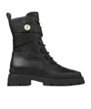 Jimmy Choo Womens Black Noemi 45 Logo-embellished Grained-leather Heeled Ankle Boots