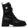 Jimmy Choo Chunky Sole Ankle Boots With Strap Detail In Black