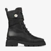 Jimmy Choo Womens Black Noemi 45 Logo-embellished Grained-leather Heeled Ankle Boots In Black