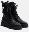 Jimmy Choo Womens Black Noemi 45 Logo-embellished Grained-leather Heeled Ankle Boots In Black