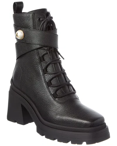 JIMMY CHOO JIMMY CHOO NOEMI 80 LEATHER BOOT